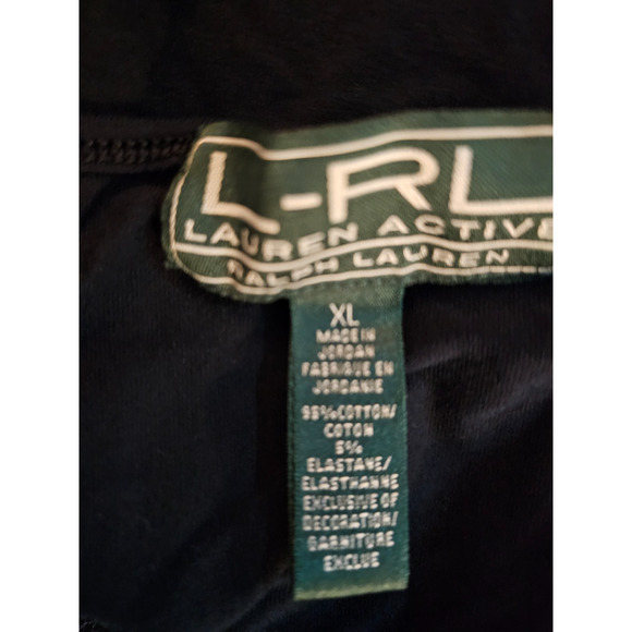 Lauren Active Ralph Lauren Womens XL Tank Top Embroidered Crest Logo Stretch - Picture 6 of 6